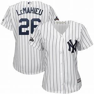 Womens New York Yankees DJ LeMahieu Cool Base Replica Jersey White