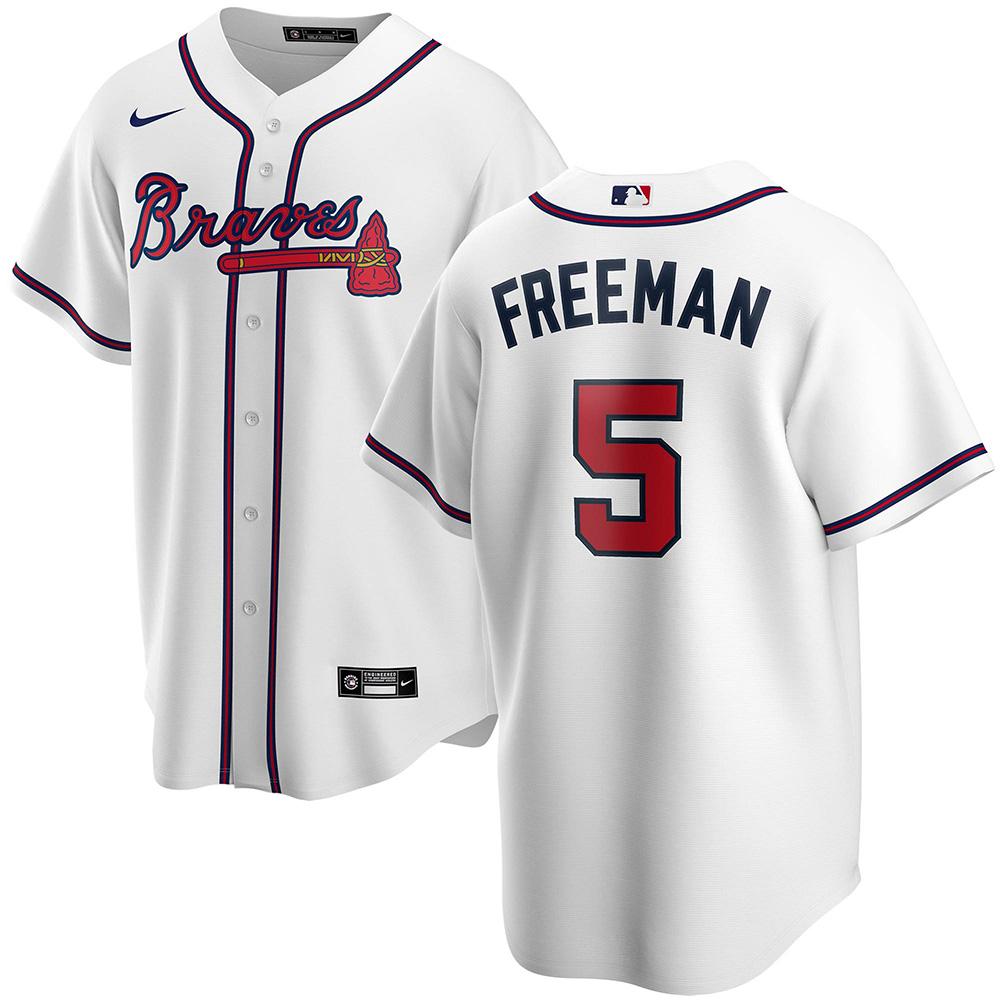 Youth Atlanta Braves Freddie Freeman Cool Base Replica Jersey White