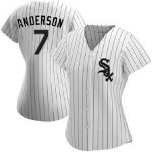 Womens Chicago White Sox Tim Anderson Cool Base Replica Jersey White