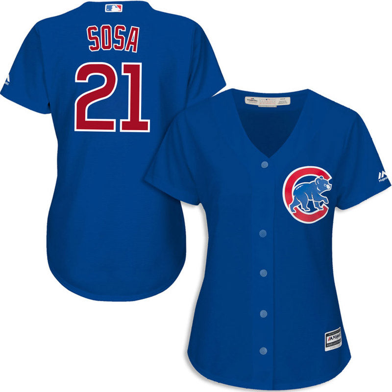 Women's Chicago Cubs Sammy Sosa Replica Alternate Jersey - Blue